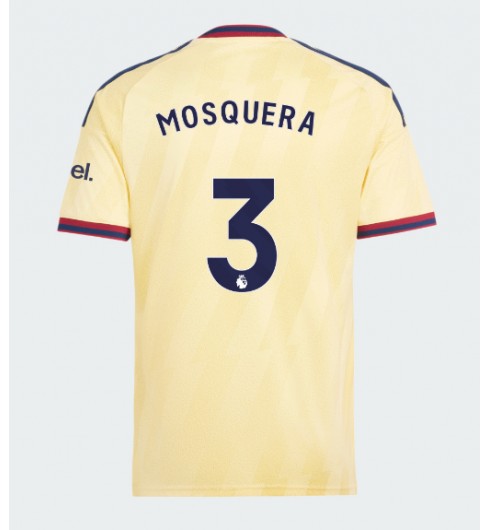 Arsenal Cristhian Mosquera #3 Alternativní Dres 2026-27 Krátký Rukáv Arsenal Cristhian Mosquera #3 Alternativní Dres 2026-27 Krátký Rukáv
